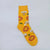 Unisex Simple Style Floral Cotton Crew Socks A Pair