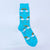 Unisex Simple Style Floral Cotton Crew Socks A Pair