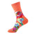 Unisex Simple Style Geometric Cotton Crew Socks A Pair