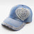 Unisex Simple Style Heart Shape Patchwork Flat Eaves Baseball Cap