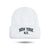 Unisex Simple Style Letter Embroidery Crimping Wool Cap