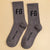 Unisex Simple Style Letter Nylon Cotton Printing Crew Socks A Pair