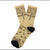 Unisex Simple Style Letter Nylon Cotton Printing Crew Socks A Pair