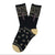 Unisex Simple Style Letter Nylon Cotton Printing Crew Socks A Pair