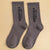 Unisex Simple Style Letter Nylon Cotton Printing Crew Socks A Pair