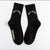 Unisex Simple Style Letter Nylon Cotton Printing Crew Socks A Pair