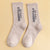 Unisex Simple Style Letter Nylon Cotton Printing Crew Socks A Pair