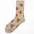 Unisex Minimalist Oil Painting Cotton Crew Socks A Pair