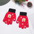 Unisex Simple Style Santa Claus Snowflake Gloves