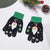 Unisex Simple Style Santa Claus Snowflake Gloves