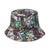 Unisex Simple Style Skull Sewing Flat Eaves Bucket Hat