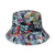 Unisex Simple Style Skull Sewing Flat Eaves Bucket Hat