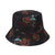 Unisex Simple Style Skull Sewing Flat Eaves Bucket Hat