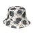 Unisex Simple Style Skull Sewing Flat Eaves Bucket Hat