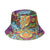 Unisex Simple Style Skull Sewing Flat Eaves Bucket Hat