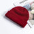 Unisex Simple Style Solid Color Crimping Wool Cap