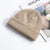 Unisex Simple Style Solid Color Crimping Wool Cap