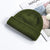 Unisex Simple Style Solid Color Crimping Wool Cap