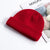 Unisex Simple Style Solid Color Crimping Wool Cap