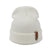 Unisex Simple Style Solid Color Eaveless Wool Cap