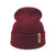 Unisex Simple Style Solid Color Eaveless Wool Cap