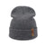 Unisex Simple Style Solid Color Eaveless Wool Cap