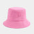 Unisex Simple Style Solid Color Flat Eaves Bucket Hat