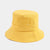 Unisex Simple Style Solid Color Flat Eaves Bucket Hat