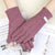 Unisex Simple Style Solid Color Gloves