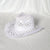 Unisex Simple Style Solid Color Hollow Out Crimping Straw Hat