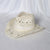 Unisex Simple Style Solid Color Hollow Out Crimping Straw Hat