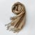 Unisex Simple Style Solid Color Polyester Scarf