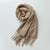 Unisex Simple Style Solid Color Polyester Scarf