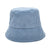 Unisex Simple Style Solid Color Wide Eaves Bucket Hat