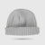 Unisex Simple Style Stripe Solid Color Crimping Wool Cap