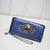 Unisex Small All Seasons Pu Leather Solid Color Punk Square Zipper Clutch Bag