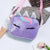 Unisex Small Pu Leather  Cute Square Zipper Crossbody Bag