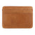 Unisex Solid Color Leather Open Card Holders