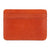 Unisex Solid Color Leather Open Card Holders