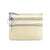 Unisex Solid Color Leather Zipper Coin Purses