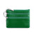 Unisex Solid Color Leather Zipper Coin Purses