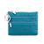 Unisex Solid Color Leather Zipper Coin Purses