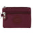 Unisex Solid Color Nylon Zipper Wallets