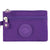 Unisex Solid Color Nylon Zipper Wallets