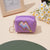 Unisex Solid Color Polyester Zipper Coin Purses