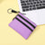 Unisex Solid Color Polyester Zipper Coin Purses