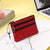 Unisex Solid Color Polyester Zipper Coin Purses