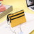 Unisex Solid Color Polyester Zipper Coin Purses