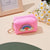 Unisex Solid Color Polyester Zipper Coin Purses