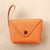 Unisex Solid Color Pu Leather Buckle Coin Purses